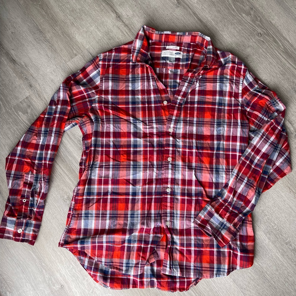 Men’s Classic Fit Plaid Button Down Shirt
